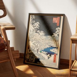 Meguro taikobashi y?hinooka 1857 - Japansk tr�snit