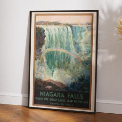 Niagara Falls 1925 - Rejseplakat