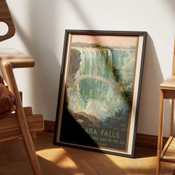 Niagara Falls 1925 - Rejseplakat