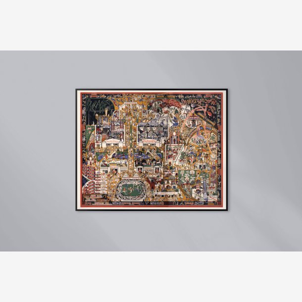 London's Underground to Wembley 1924 - Rejseplakat