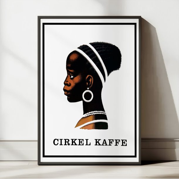 Kaffepigen - Cirkel Kaffe 1955 - Reklameplakat