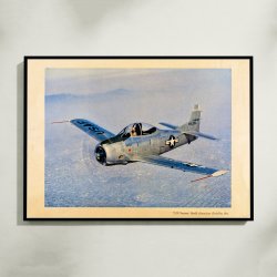 T-28 Trainer 1950-1960 - Luftfartsplakat