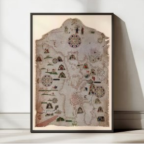 Chart of the Mediterranean, Black Sea, and the Atlantic Ocean 1559 - S�fartskort