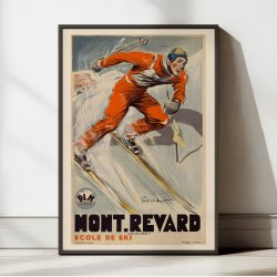 Mont Revard 1936 - Rejseplakat