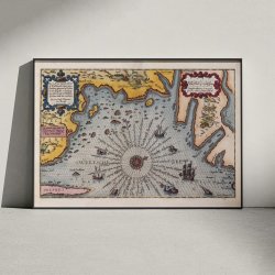 Sveriges s�kyst: Lucas Waghenaer 1586