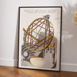 Tycho Brahes store �kvatorial-armillarsf�re 1662 - Astronomi