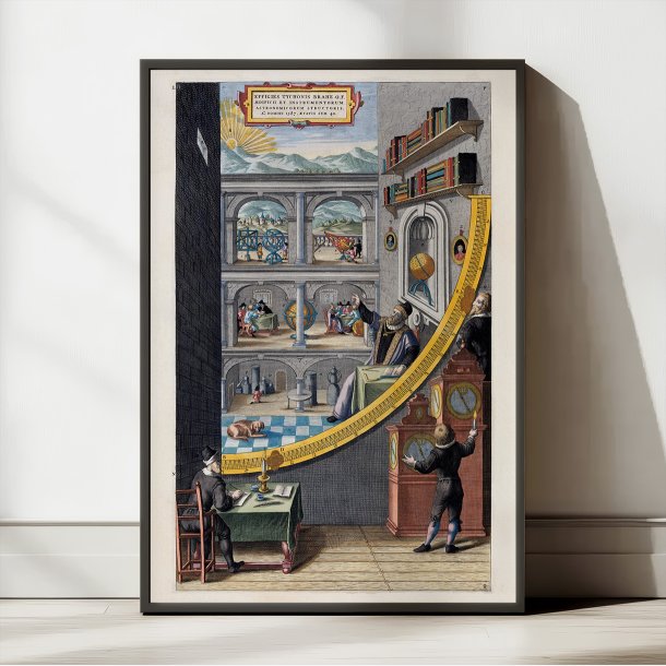 Portr�t af Tycho Brahe 1662 - Astronomi