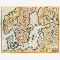 Carte des Courones du Nord 1788 - Landkort