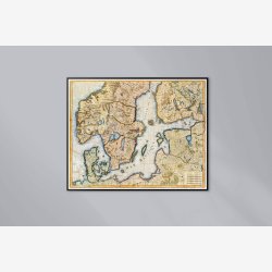 Carte des Courones du Nord 1788 - Landkort