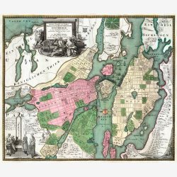 Prospect Der K�n. Schwedischen 1715-1725? - Bykort