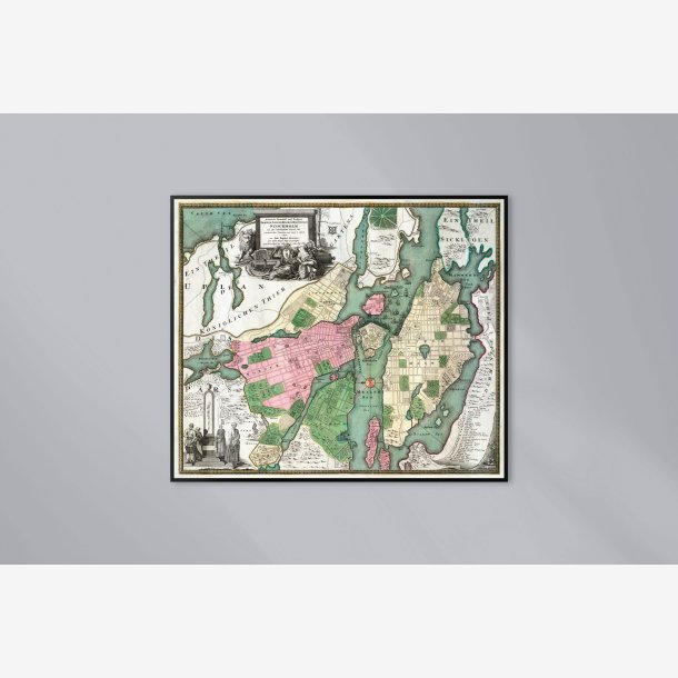 Prospect Der K�n. Schwedischen 1715-1725? - Bykort