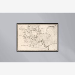 �ster Sj�n 1820 - Syd westra Del - S�kort