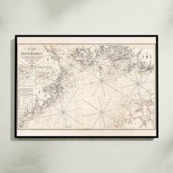 Kaart over �sters�en 1847 - S�kort