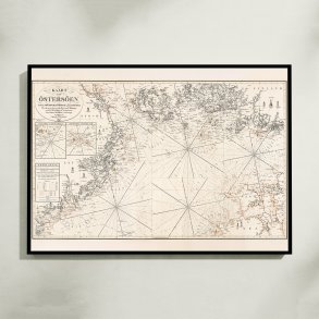 Kaart over �sters�en 1847 - S�kort