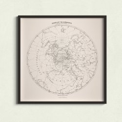 Jorden set fra Kjbenhavn 1875