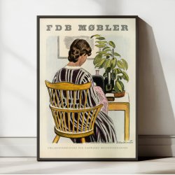 FDB M�bler 1950 - Aage Siker Hansen - Plakat