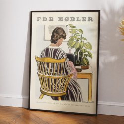 FDB M�bler 1950 - Aage Siker Hansen - Plakat