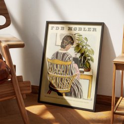 FDB M�bler 1950 - Aage Siker Hansen - Plakat