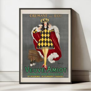 Cremant du roi - Veuve Amiot 1922 - Reklameplakat