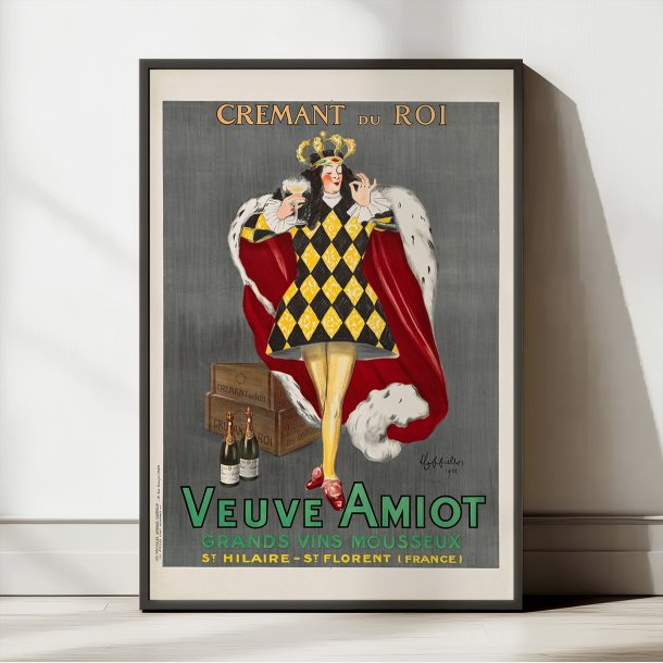 Cremant du roi - Veuve Amiot 1922 - Reklameplakat