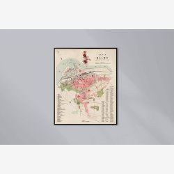 Karta �fver Malm� 1881 - Bykort