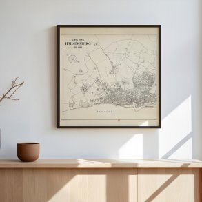 Karta �ver H�lsingborg 1943 - Bykort