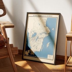 Kommunkarta �ver Sverige 1945 - Landkort