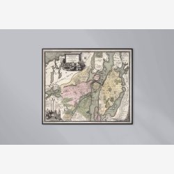 Grundriss und Prospect der K�n. Sverige 1720 - Bykort