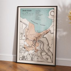 Mariager Bykort 1875