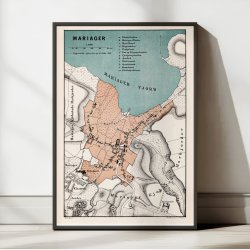 Mariager Bykort 1875