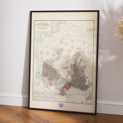 Vinlus - L'invasion phyllox�rique 1881 - Vinkort