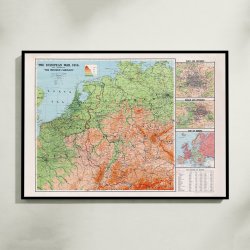 Den Europ�iske Krig 1914 - Krigskort