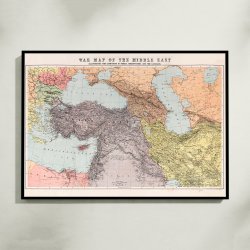 War Map of the Middle East - Krigskort