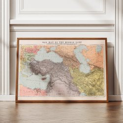 War Map of the Middle East - Krigskort