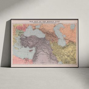 War Map of the Middle East - Krigskort