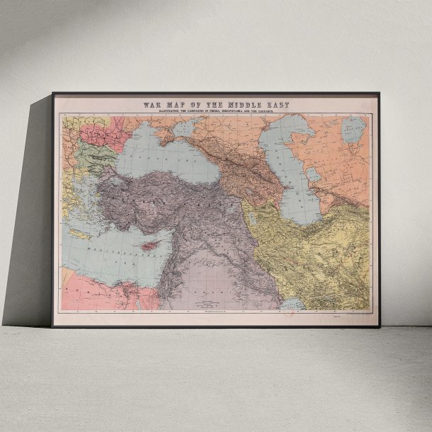 War Map of the Middle East - Krigskort