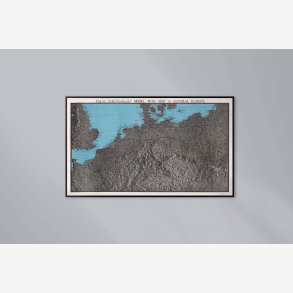 Philips' War Map of Central Europe - Krigskort