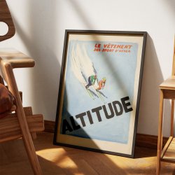 Altitude: Vintermode i h�jderne 1930 - Reklameplakat
