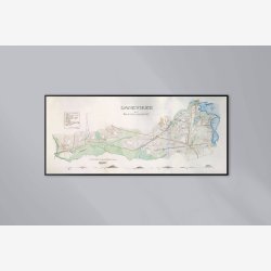 Danevirke 1860 - Historisk kort