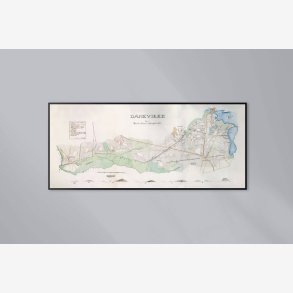 Danevirke 1860 - Historisk kort