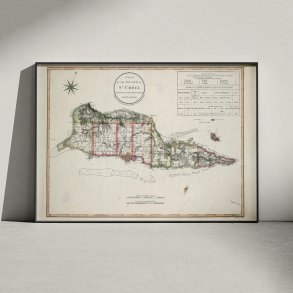 St. Croix 1804 - Plantager og distrikter