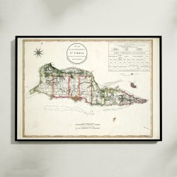 St. Croix 1804 - Plantager og distrikter