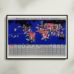 Tropiske sygdomme 1944 - Medicinsk Verdenskort