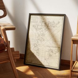 Kort over F�roerne 1789 - S�kort