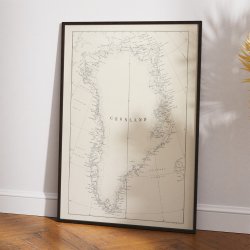 Gr�nland 1914 - Landkort