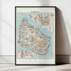 Bornholm 1897-1918 - Frems Amtskort