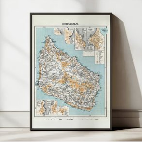 Bornholm 1897-1918 - Frems Amtskort