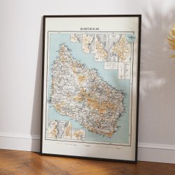 Bornholm 1897-1918 - Frems Amtskort