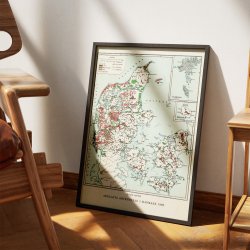 Kort over arealets anvendelse i Danmark 1899 - Temakort