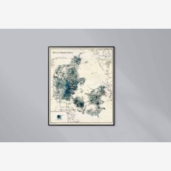 H�jdeforholdene i Danmark 1905 - Kort